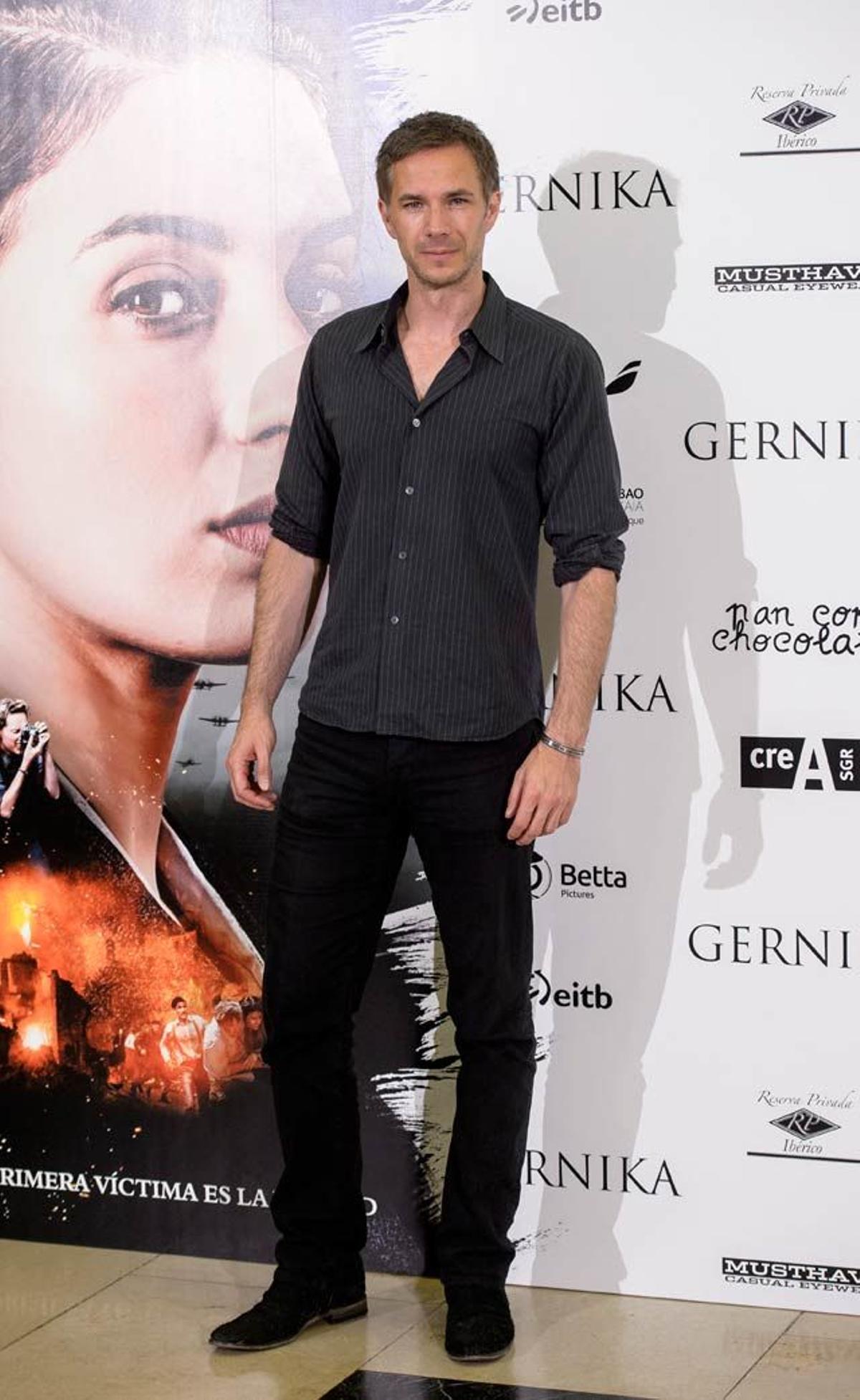 James D'Arcy en la presentación de Gernika en Madrid