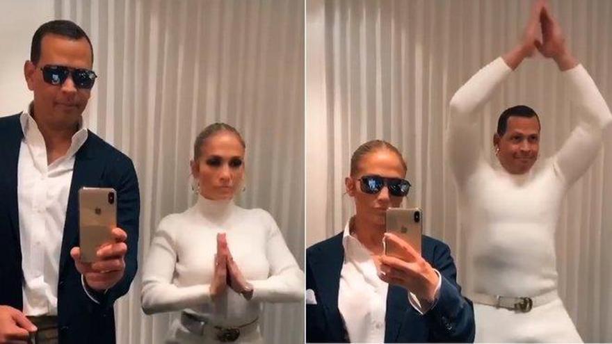 JLo, su novio y otros famosos rendidos al último viral de TikTok