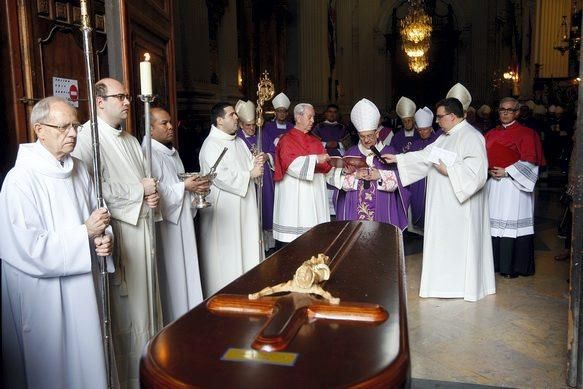 Funeral de Elías Yanez en la Basílica del Pilar