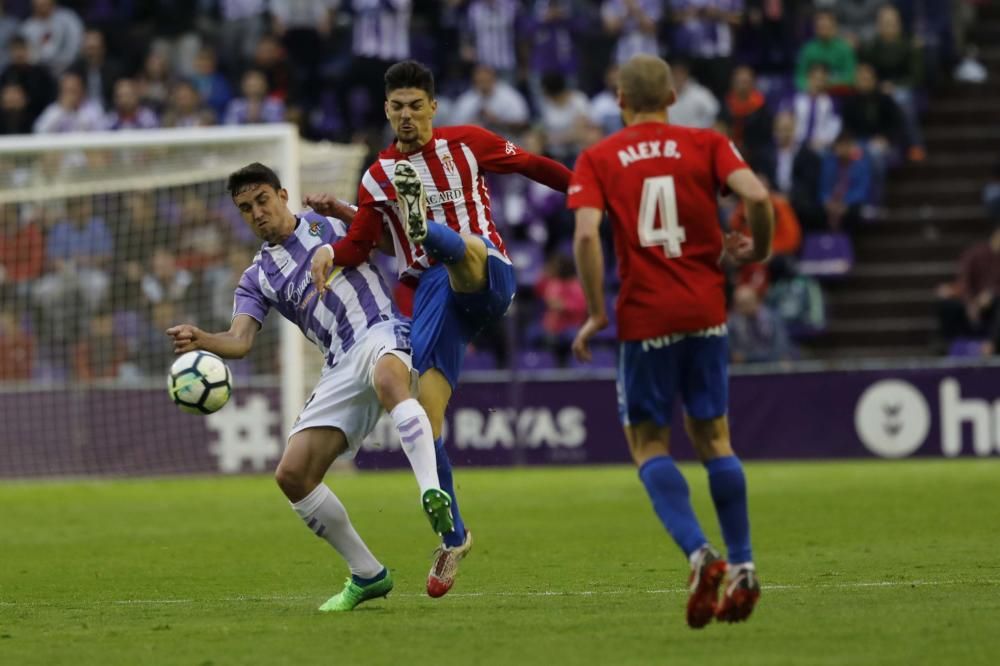 El Valladolid - Sporting, en imágenes