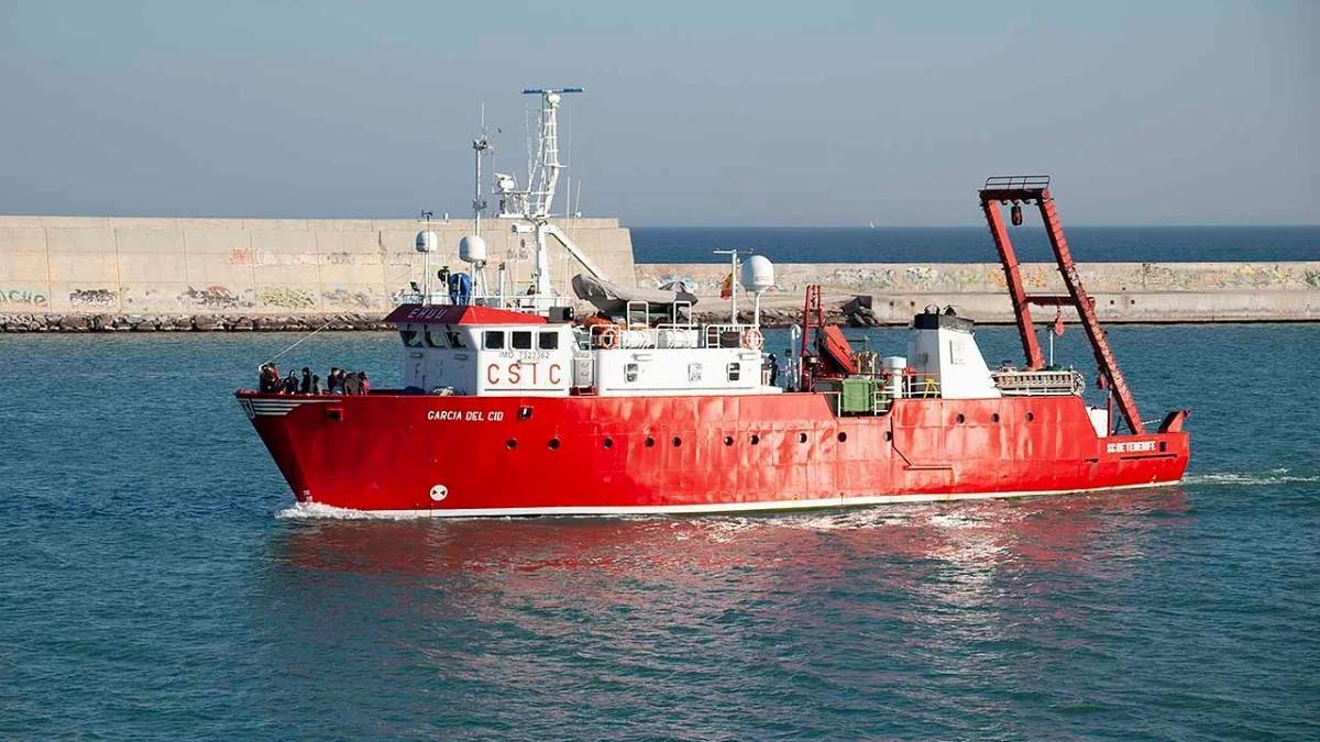 El buque oceanográfico del CSIC, &quot;García del Cid&quot;