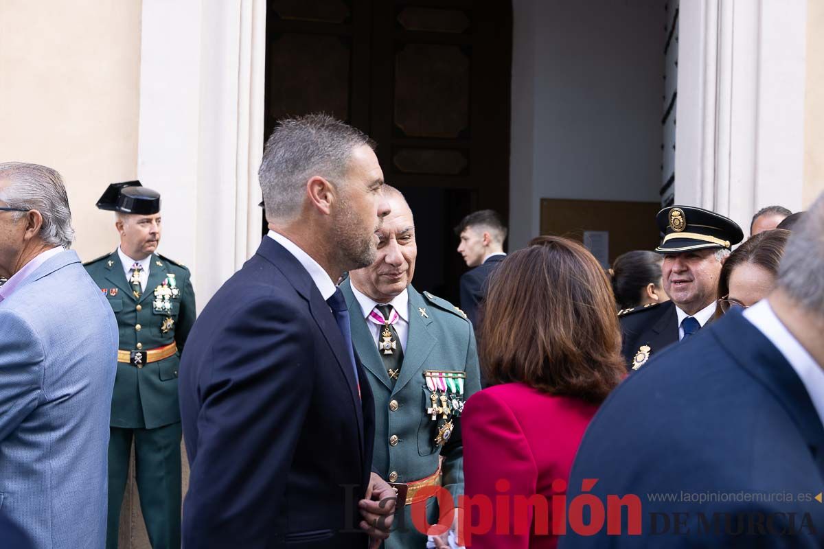 Celebración de la patrona de la Guardia Civil en Caravaca