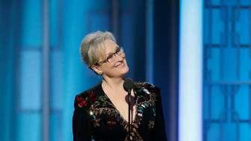 Streep, en los Globos de Oro.