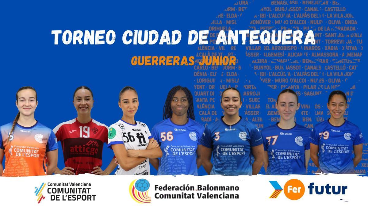 Siete jugadoras pertenecientes a clubes de la Comunitat Valenciana, en las Guerreras Júnior.