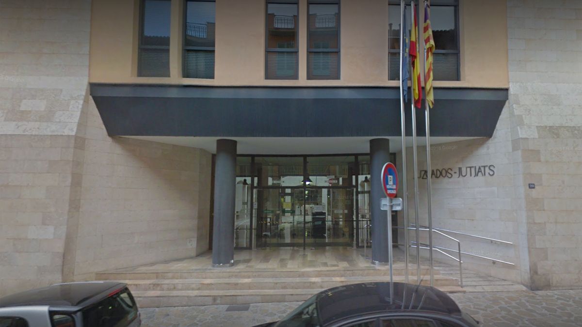 La fachada de los juzgados de Palma de Mallorca. EPC