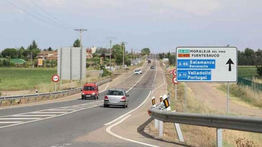 La Junta renueva el acceso a Zamora desde la glorieta de Moraleja, de más de un kilómetro de longitud