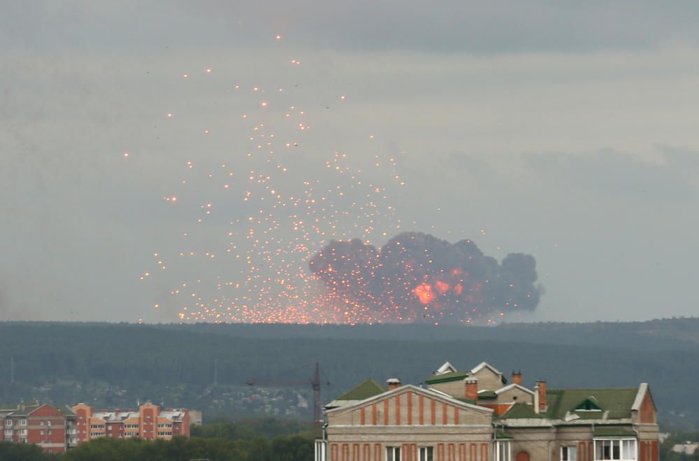 Miles de personas evacuadas en Siberia.