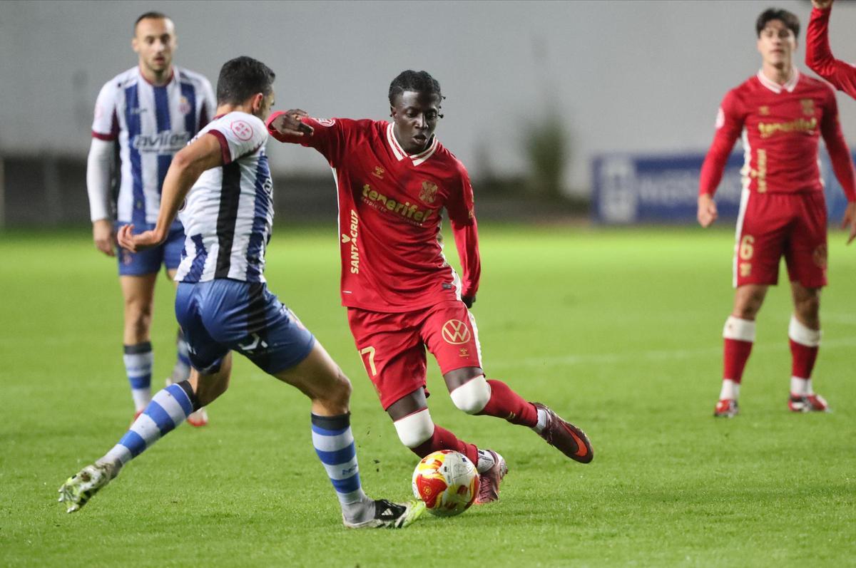 Balde, durante el partido del pasado viernes en Vigo.