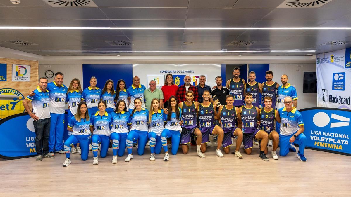 Foto de familia de la presentación del Net 7 2025-26