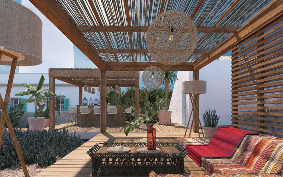 Así será el bar-restaurante del Faro de la Mola en Formentera
