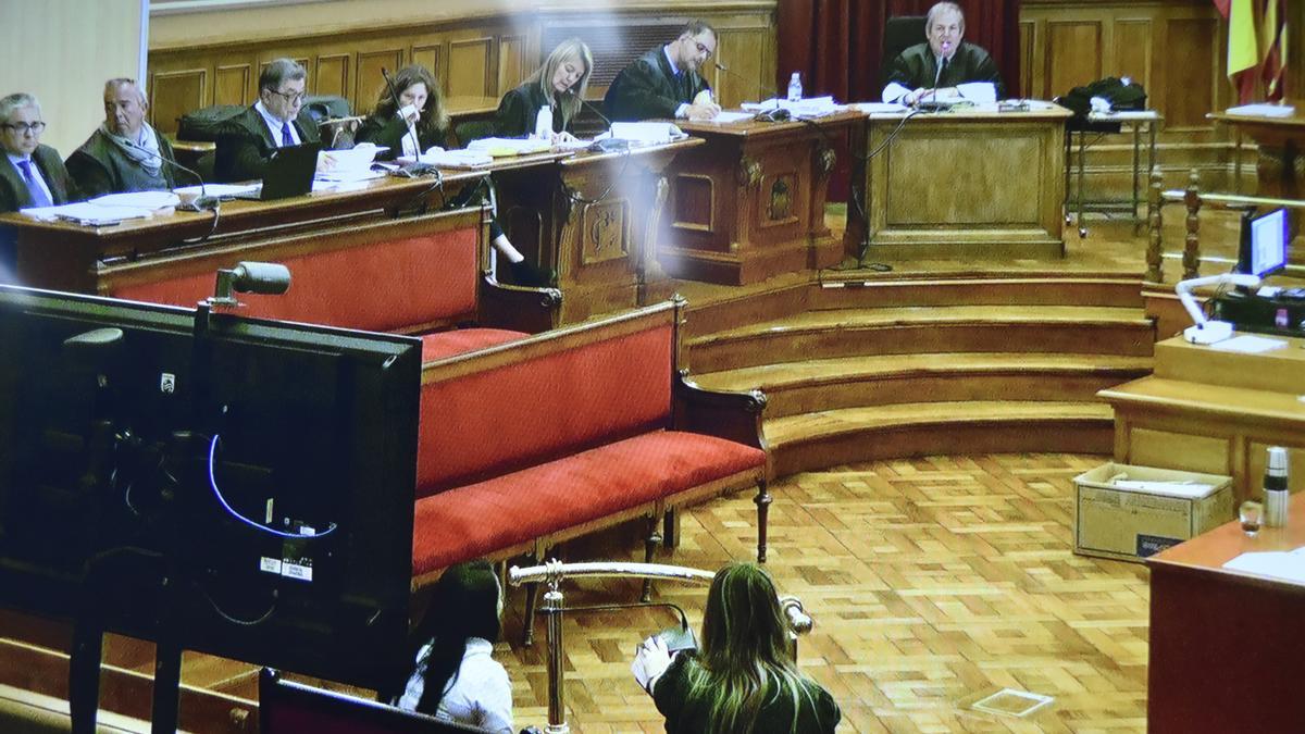 Imatge del judici que es celebra a l'Audiència de Barcelona