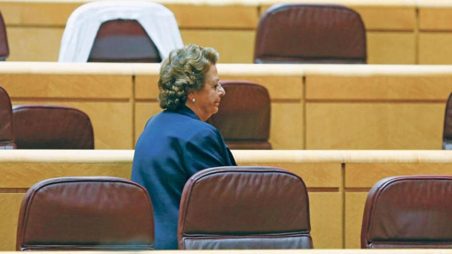 El futuro de Barberá queda en manos de la mayoría absoluta del PP en el Senado