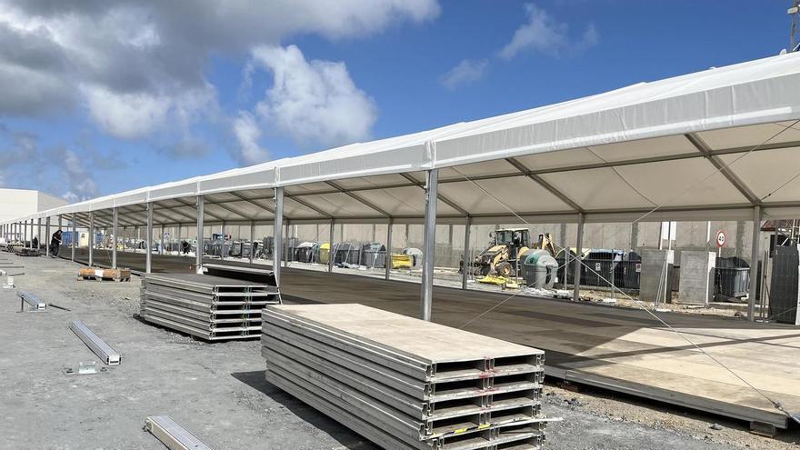 El Gobierno acelera los trabajos en el puerto de Ceuta para acoger a los migrantes