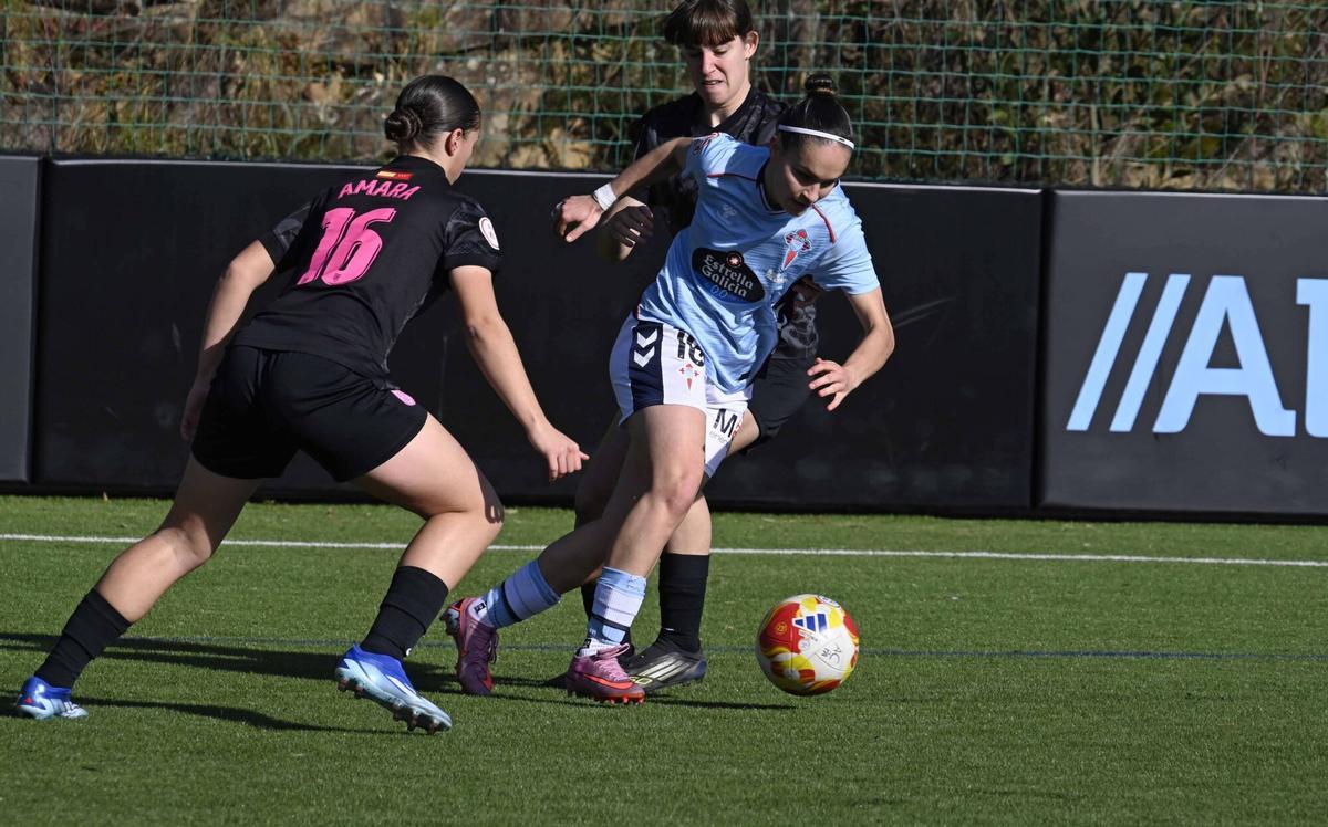 Partido disputado en la ciudad deportiva de A Madroa correspondiente a la 19ª jornada de la Segunda Federación Femenina