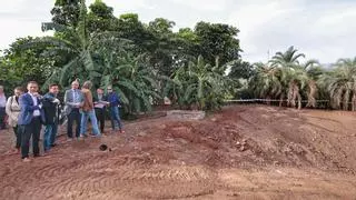 Un nuevo lago y una zona para observar las aves en el Palmétum: comienzan las obras para aumentar el atractivo de la antigua montaña de basura