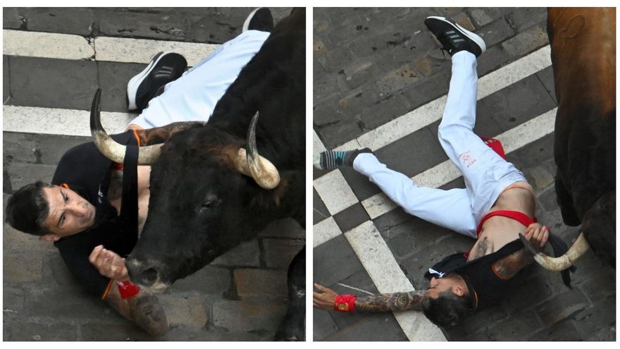 El corredor de Almassora que ha protagonizado el gran susto del encierro en San Fermín: &quot;Ha sido como si me pasara un tren por encima&quot;