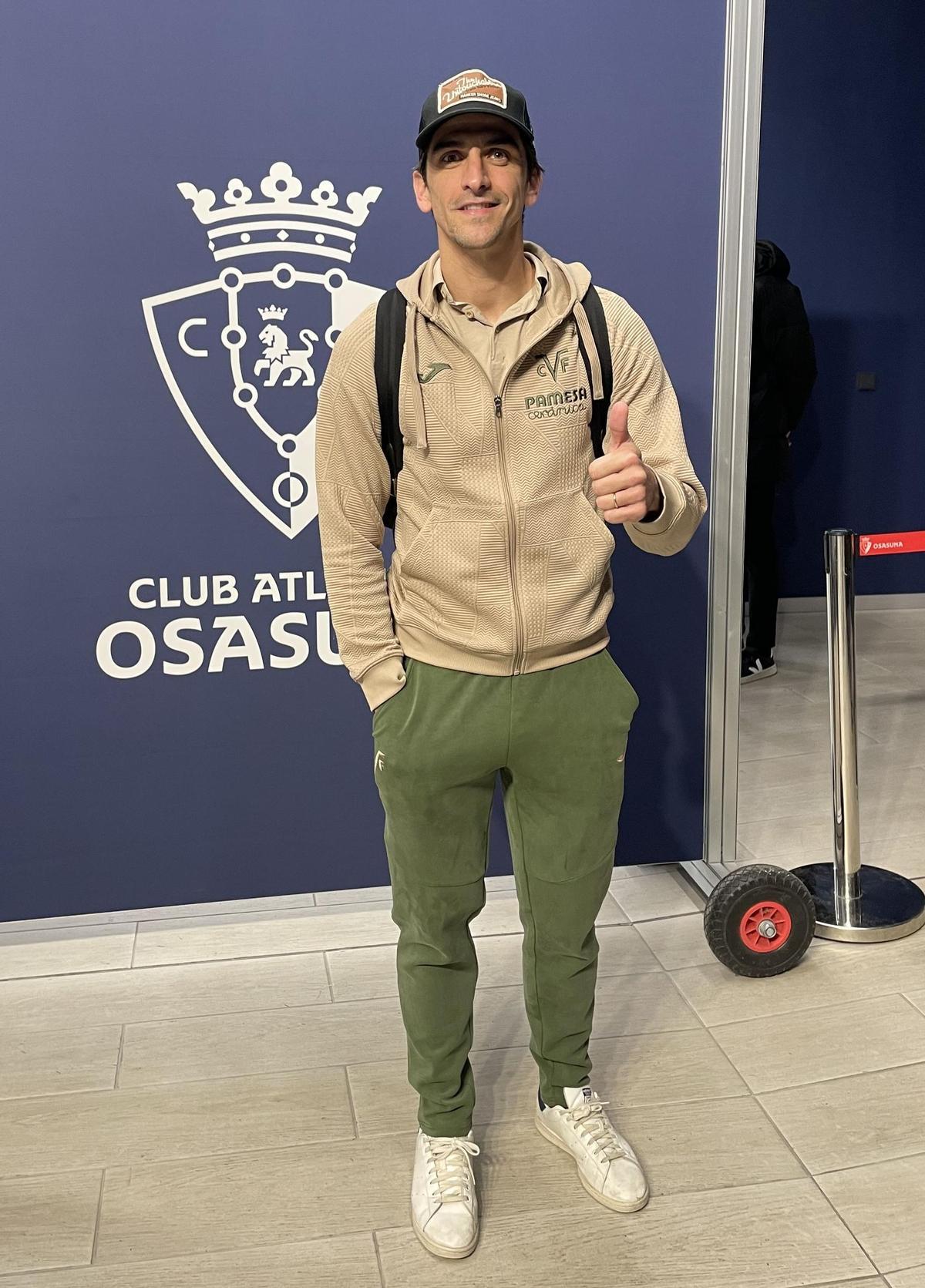 Gerard Moreno atendió a 'Mediterráneo' en el estadio El Sadar tras anotar los dos goles del Villarreal a Osasuna.