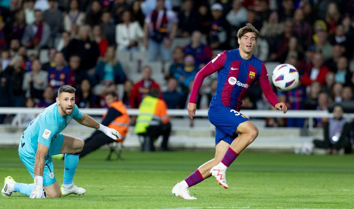 Marco Gui ¡Esto es magia! Así fue el gol de Marc Guiu en el segundo '33' de su debut