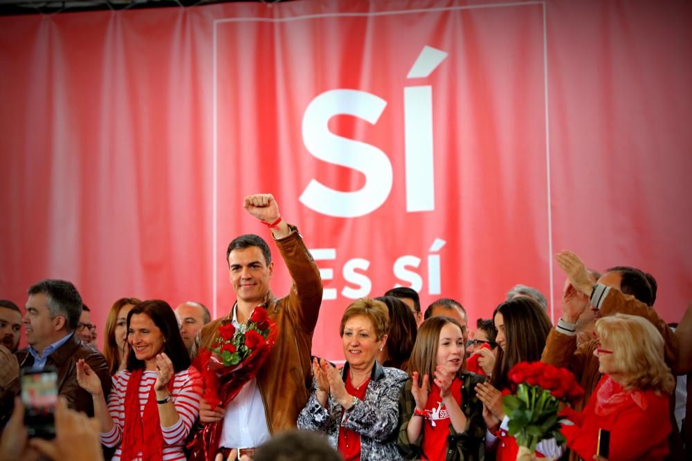 Acto de Pedro Sánchez en Burjassot