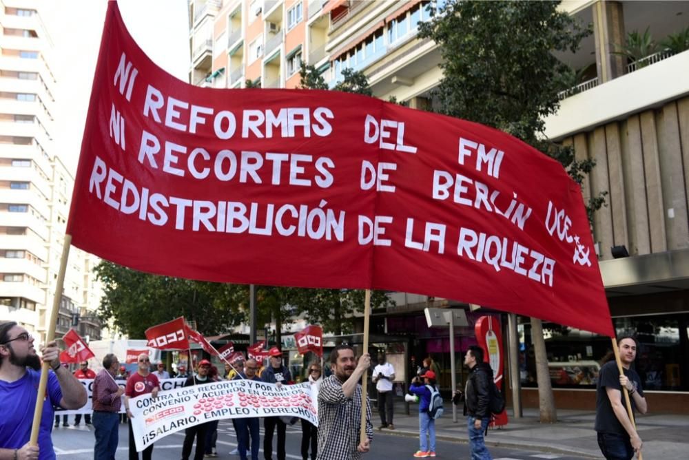 Manifestación del 1 de Mayo en Murcia