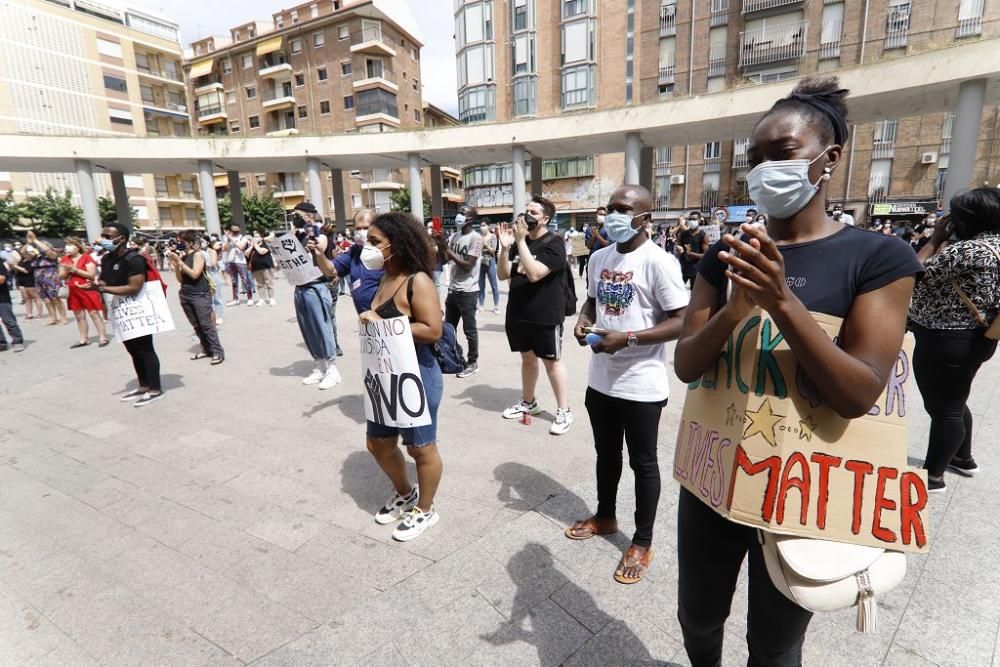 Protesta contra el racismo en Murcia