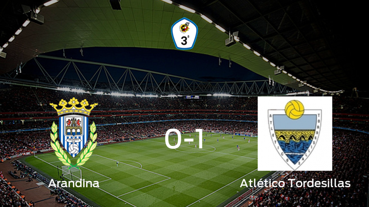 El Atlético Tordesillas se lleva tres puntos a casa tras ganar 0-1 a la Arandina