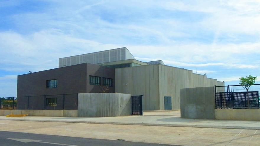 La desnitrificadora de l'Eliana, aún sin uso.