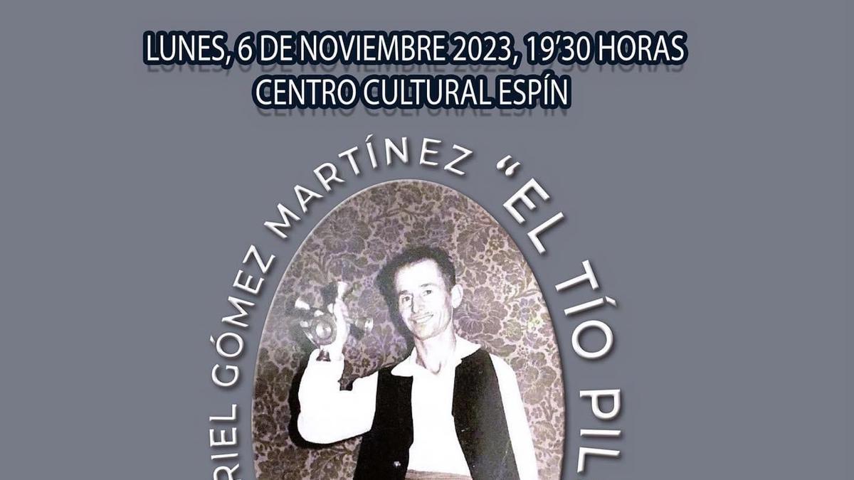 Presentación del libro sobre el Tío Pillo.
