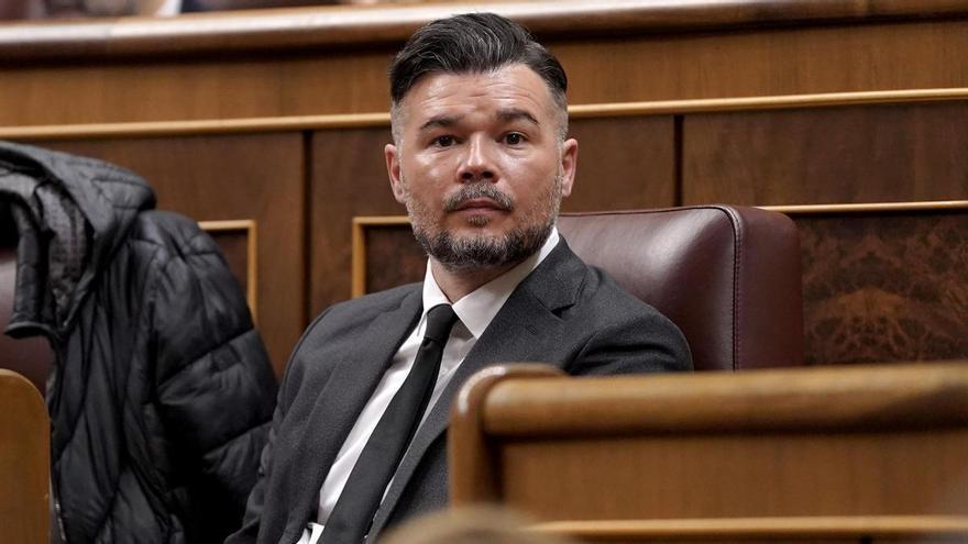 Rufián se queda solo en su iniciativa para reunificar a la izquierda