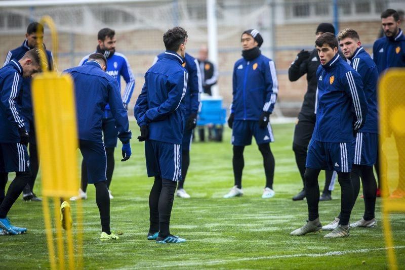 Entrenamiento del Real Zaragoza de hoy 30 de diciembre