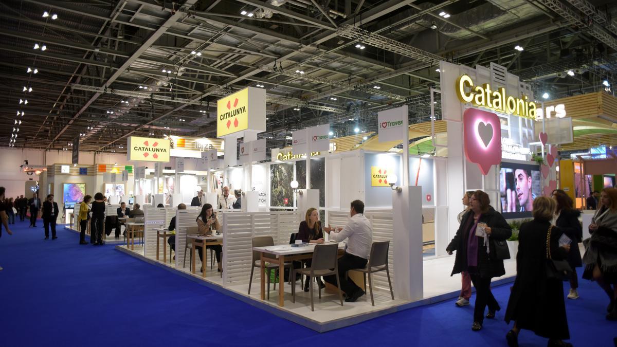 L&#039;estand de Catalunya a la World Travel Market de Londres