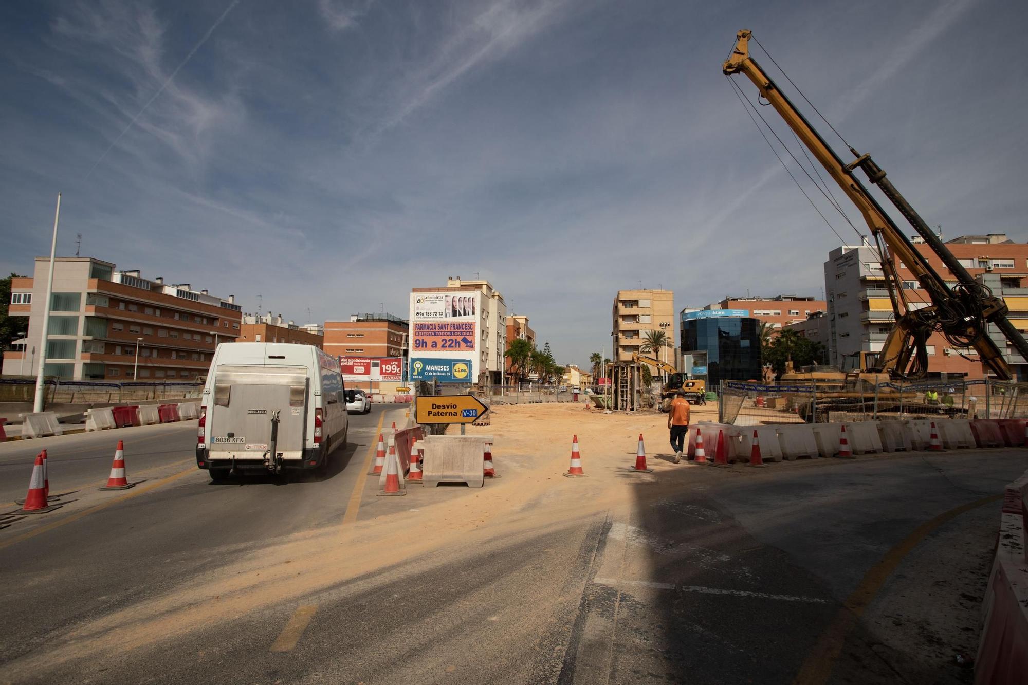 Obras en el núcleo urbano de Manises