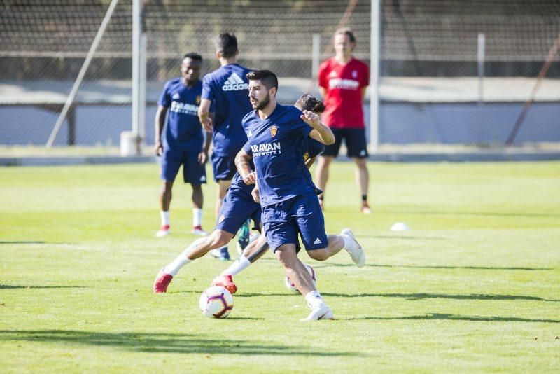 Primer entrenamiento del Real Zaragoza