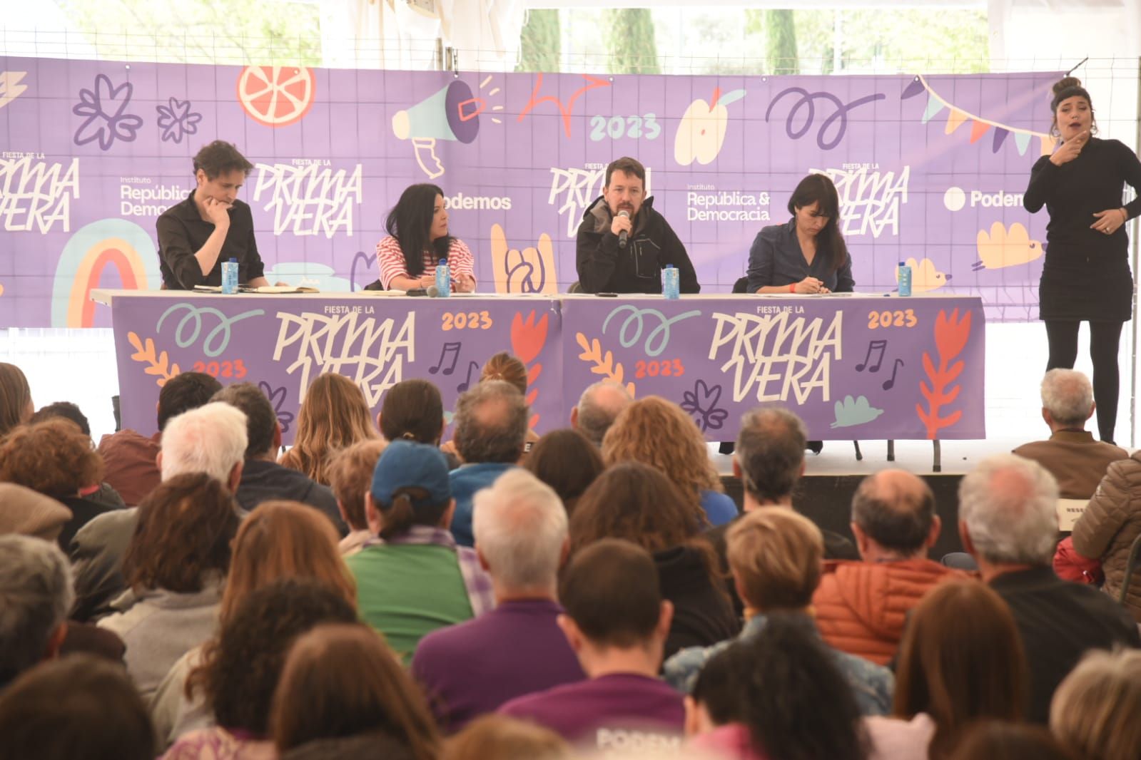 Fiesta de la Primavera de Podemos en Zaragoza