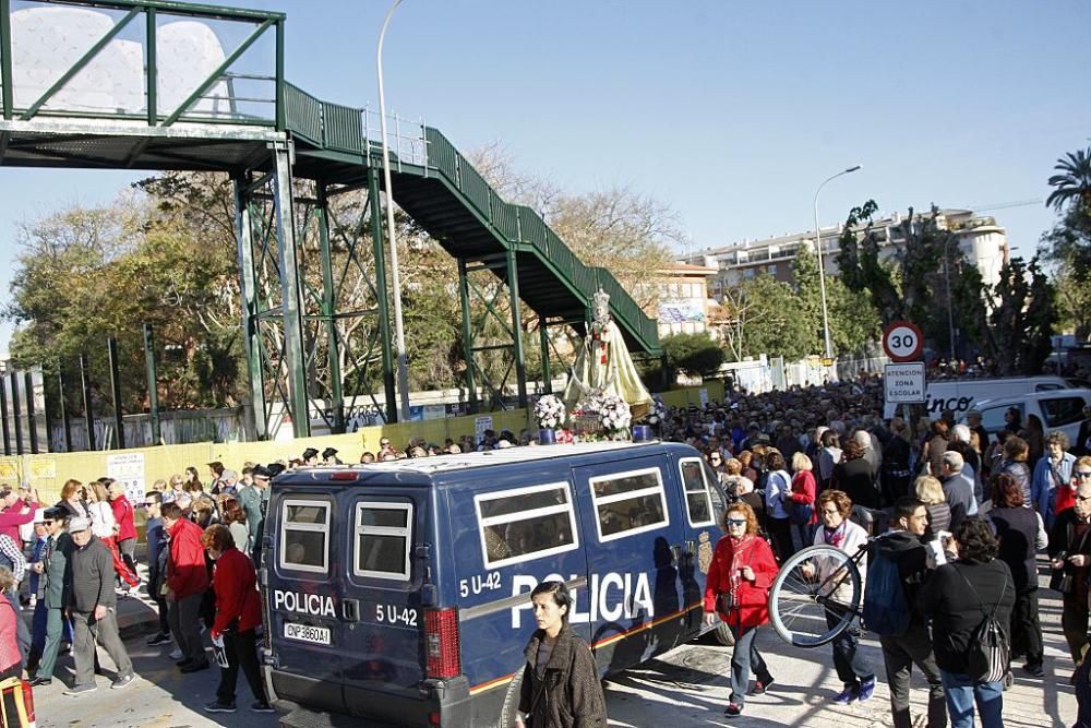 La Virgen de la Fuensanta vuelve a su santuario