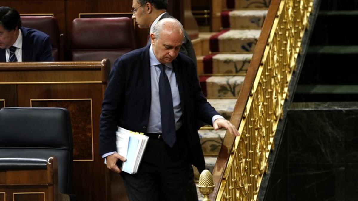 Jorge Fernández Díaz, en el Congreso, el pasado 8 de julio.