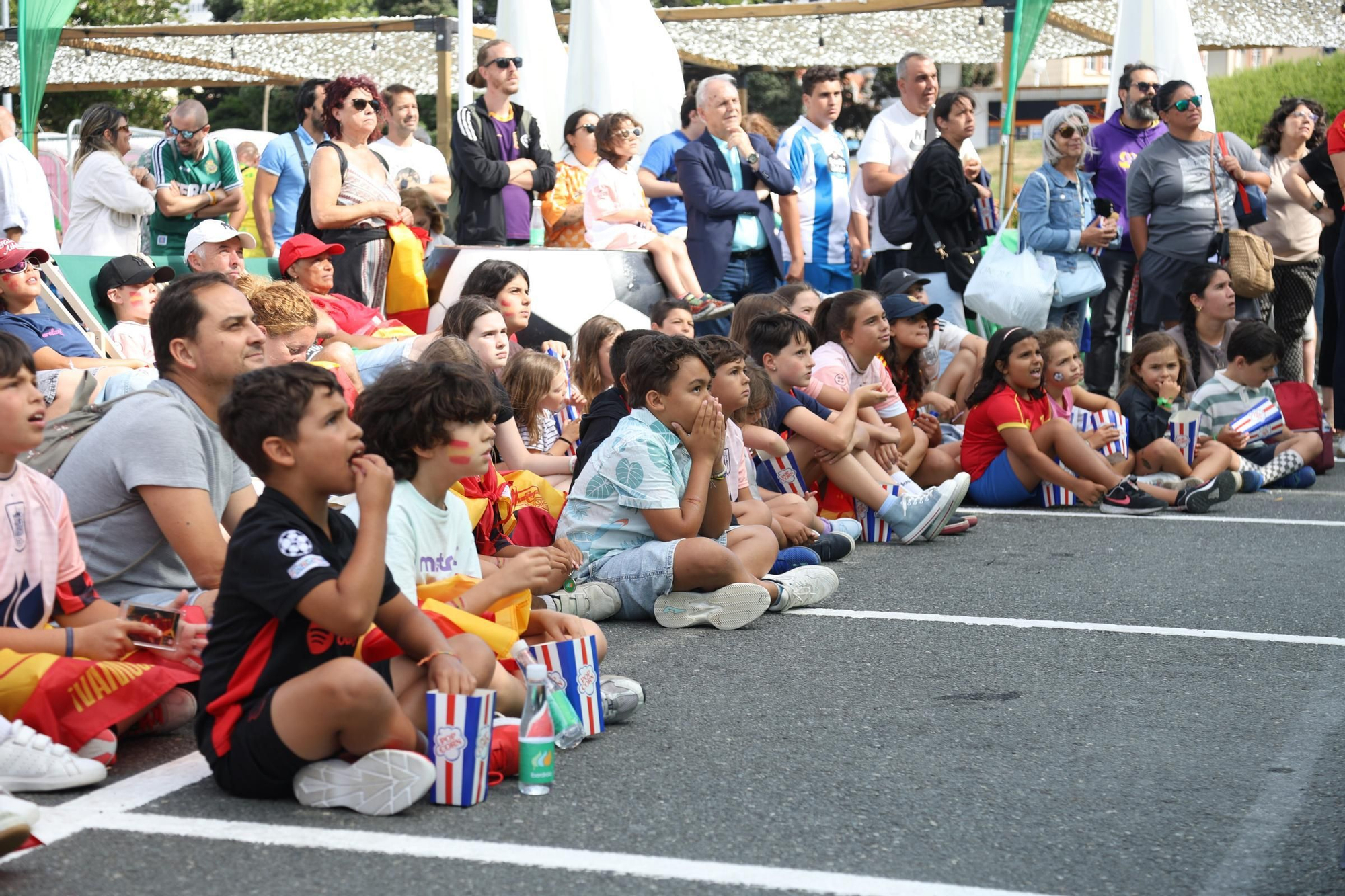 Eurocopa femenina: 'fan zone' en la explanada de Riazor para seguir el España - Bélgica