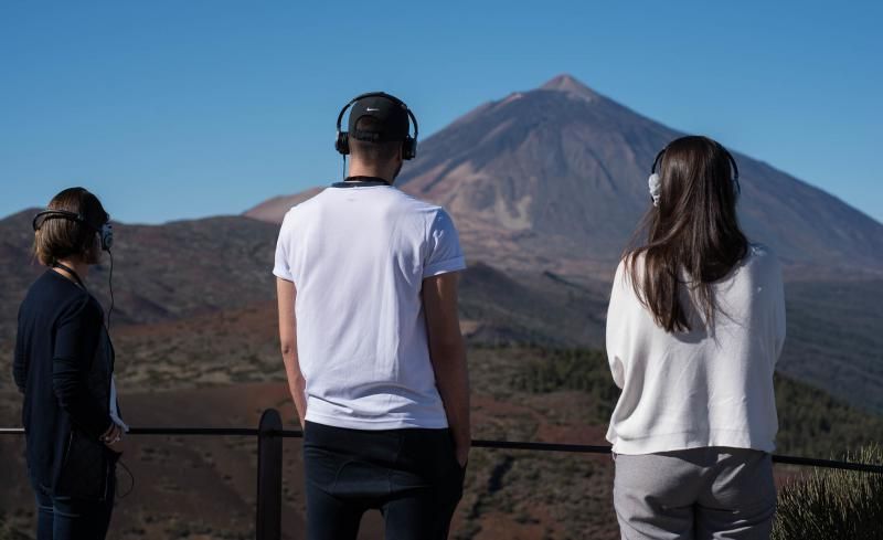 El Teide visto con gafas de realidad virtual