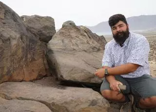 Alejandro Rodríguez Rubio: «En la costa de Gáldar hay un volcán hidromagmático poco común en el norte»