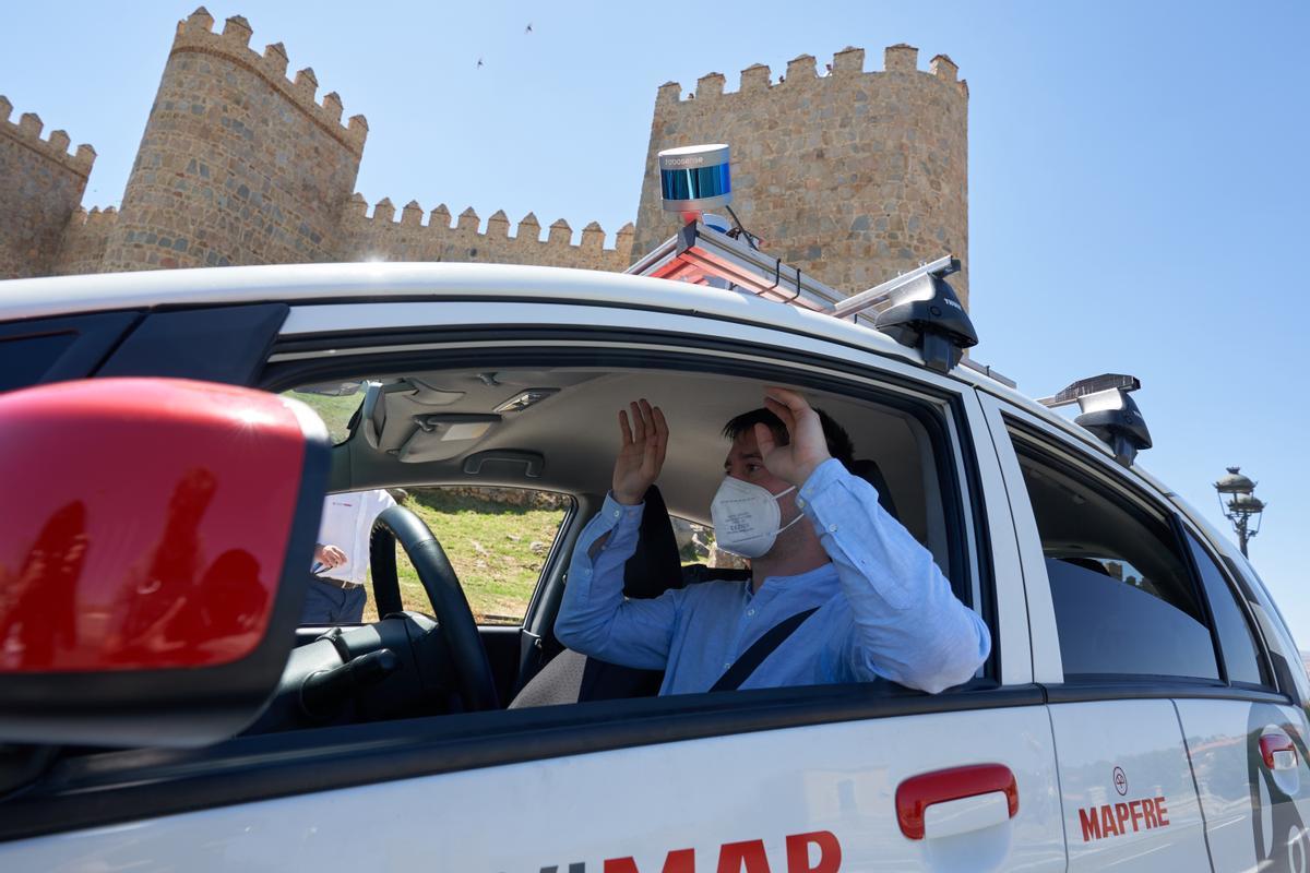 El primer coche autónomo desarrollado íntegramente en España y de nivel 4, realiza su primer viaje en un entorno urbano en Ávila