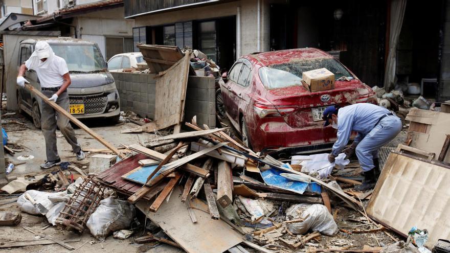 El nombre de morts per les inundacions a Japó ja arriba als dos centenars