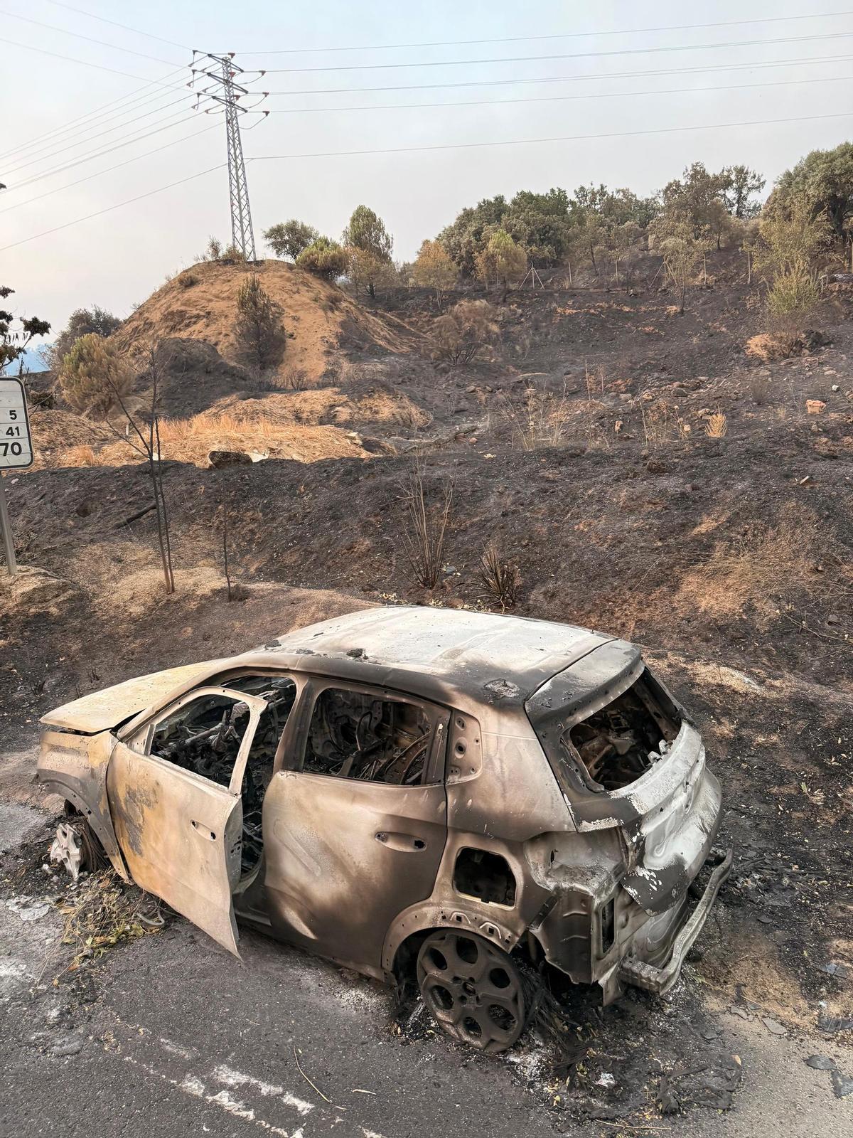 M501 cerca del Parque de Bomberos de San Martín de Valdeiglesias km 55.500 de la M501.