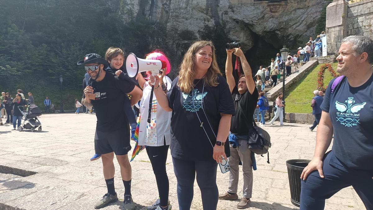 Movilización de apoyo a Javi, el pasado mes de mayo.