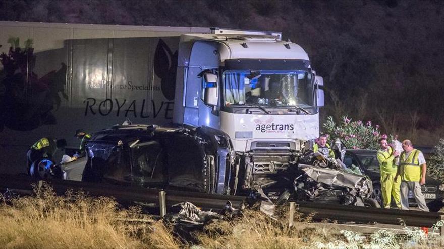 El camionero que causó cinco muertos en Murcia dio positivo en el test de drogas