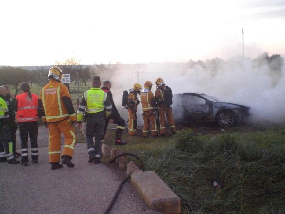 Accidente en la carretera vieja de Sineu