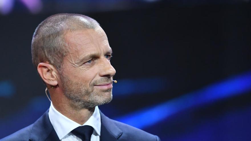 El presidente de la UEFA, Aleksander Ceferin