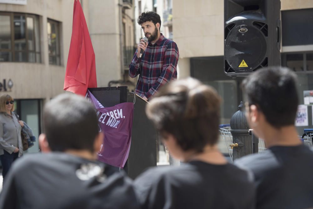 Manifestació de l'1 de maig a Manresa