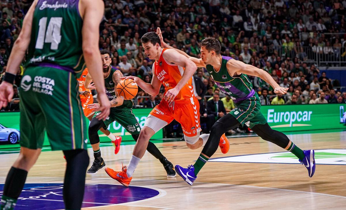 Jaime Pradilla, en el partido ante el Unicaja.
