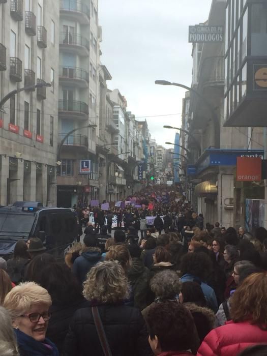 Manifestaciones en varios puntos de Galicia. // FdV