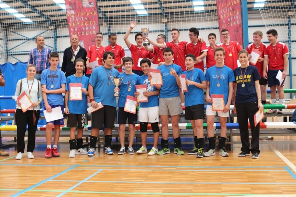 Final de Deporte Escolar Cadete en San Javier